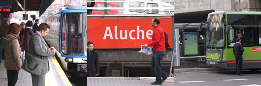 Photo mosaic of Aluche interchange