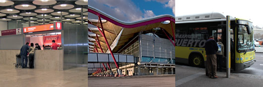 foto mosaico de intercambiador de Aeropuerto T4