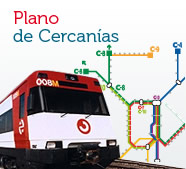 Plano de Cercanías, abre ventana nueva