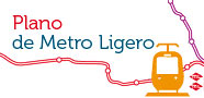 Plano de Metro Ligero, abre ventana nueva