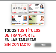 Tarjetas transporte sin contacto