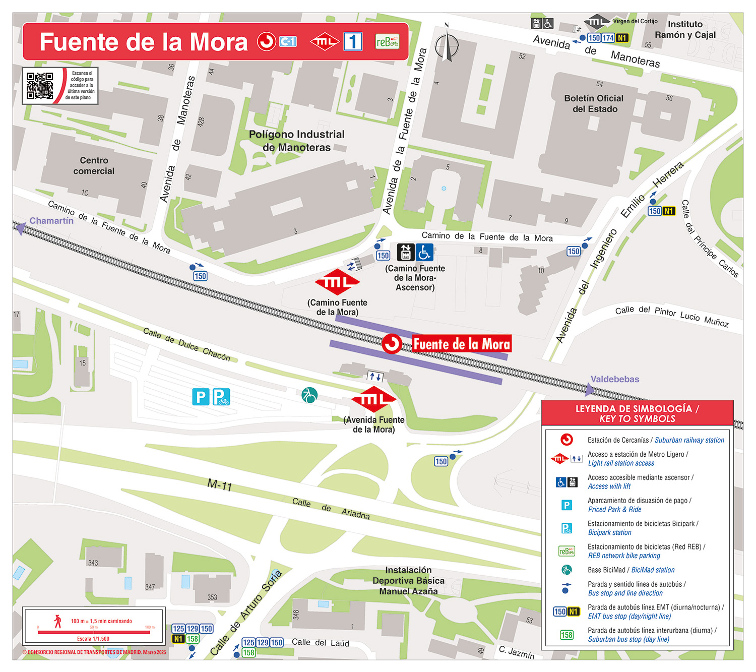 Plano zonal Fuente de la Mora